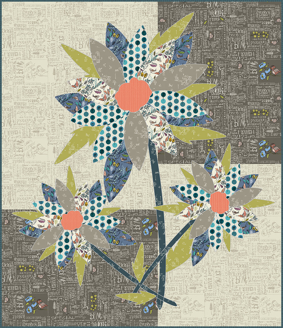 Neutral Blooms - Pattern