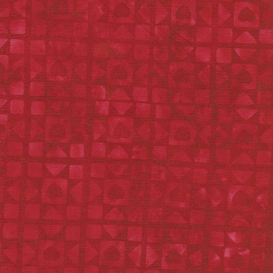 Chickadee - Patchwork - Red