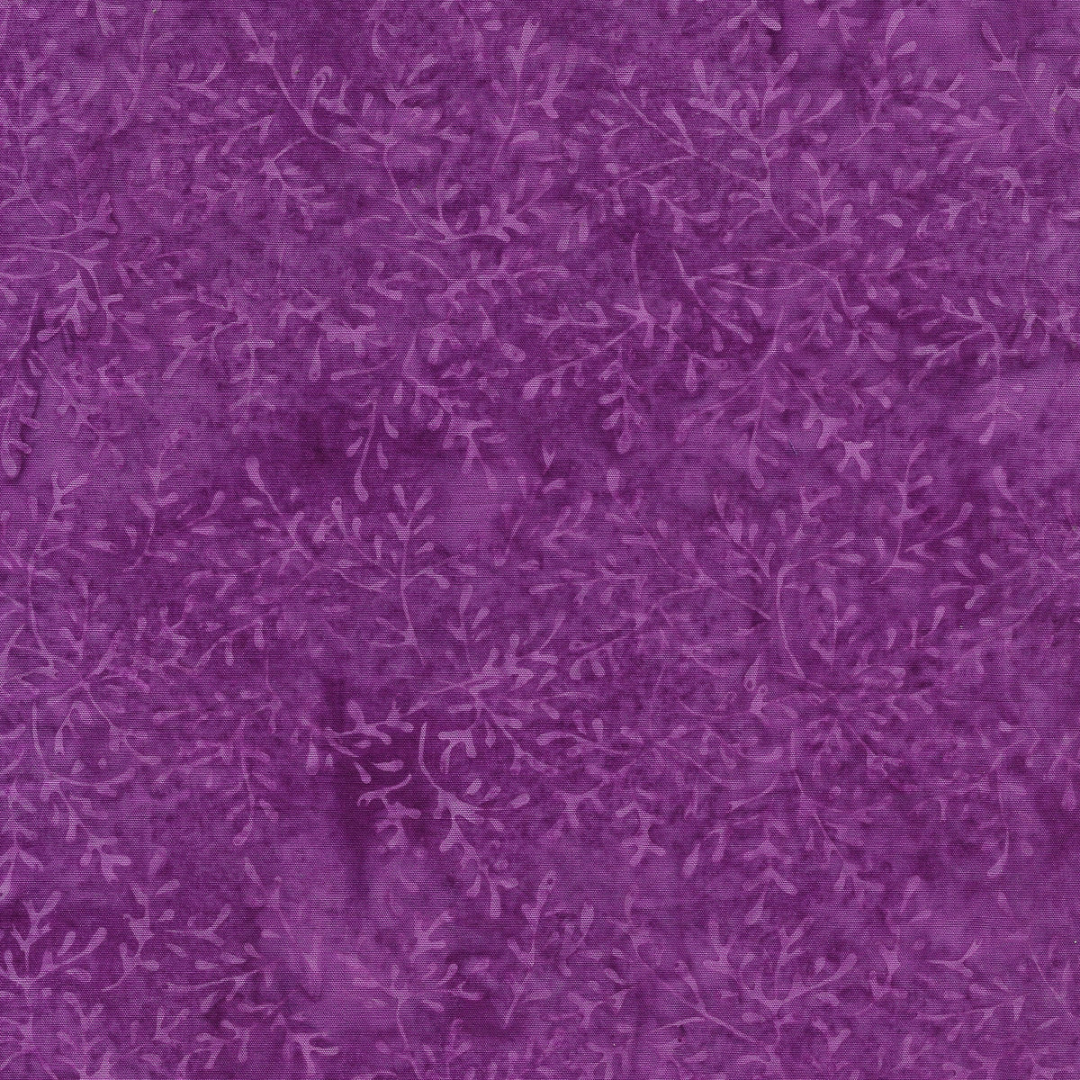 Packed Vines Raspberry Batik Fabric | Island Batik