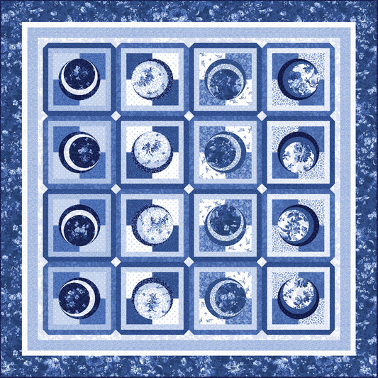 A Blue Phase Quilt Pattern