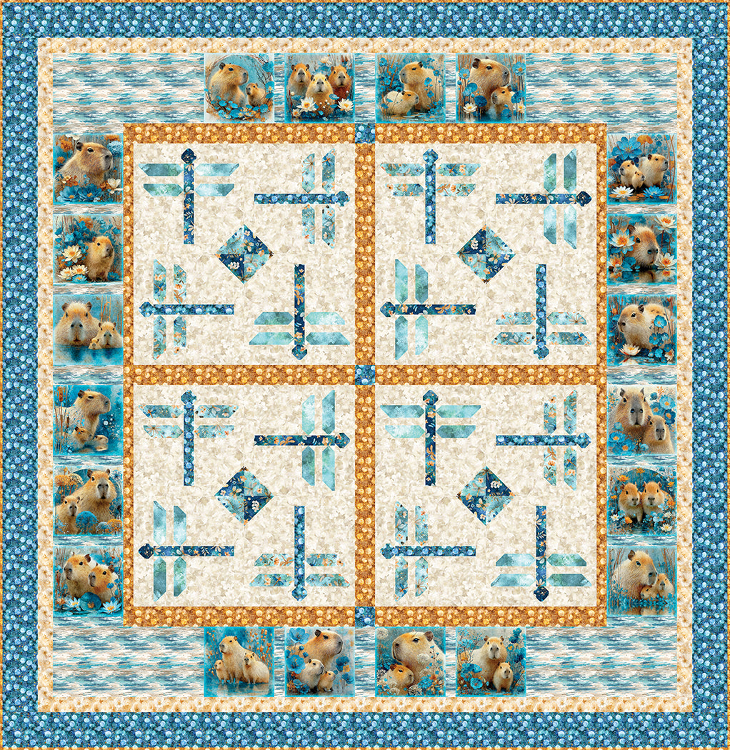 A Capybara Kind of Day Quilt Pattern
