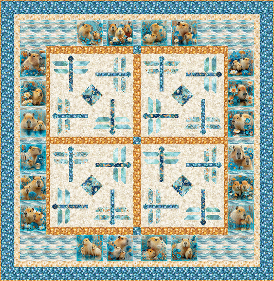 A Capybara Kind of Day Quilt Pattern