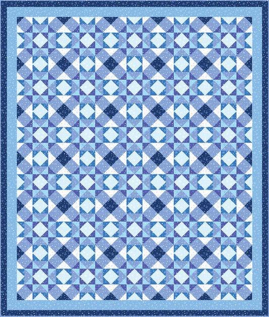 Arctic Elegance Pieced Quilt Pattern