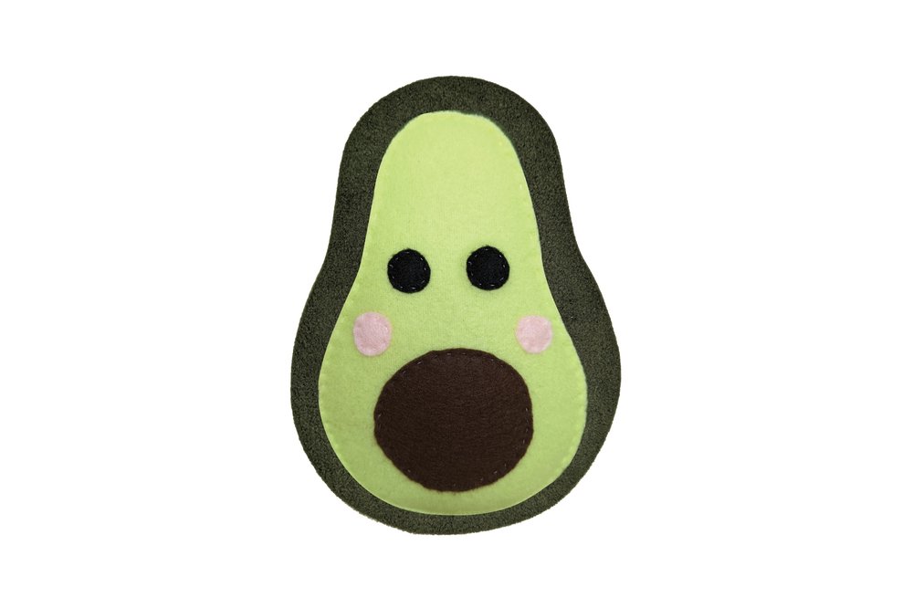 Avocado Felt Pillow Sewing Kit