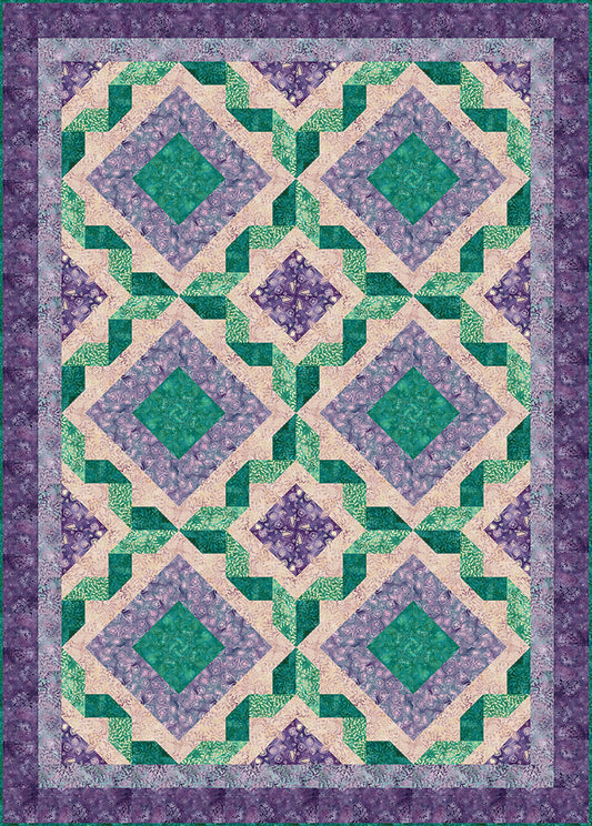 Batik Ribbon Twist II Quilt Pattern