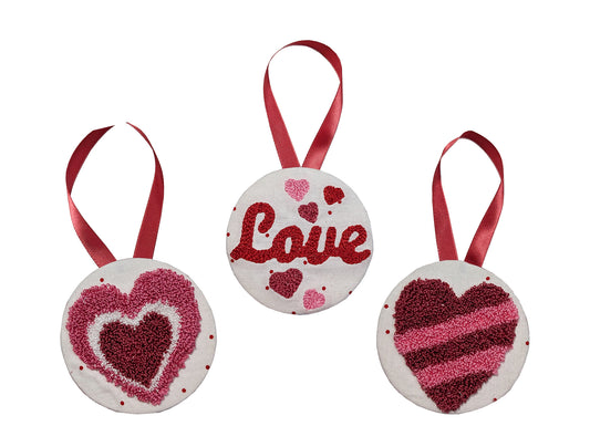 Be My Valentine Punch Needle 12 wt Thread Pattern or Kit