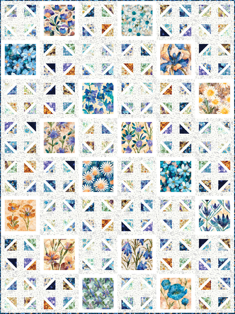 Beautiful Blooms Quilt Pattern by Matthew Pridemore | Dancing Blossoms ...