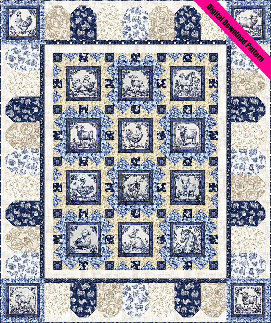 Bluebell Farms Quilt Pattern