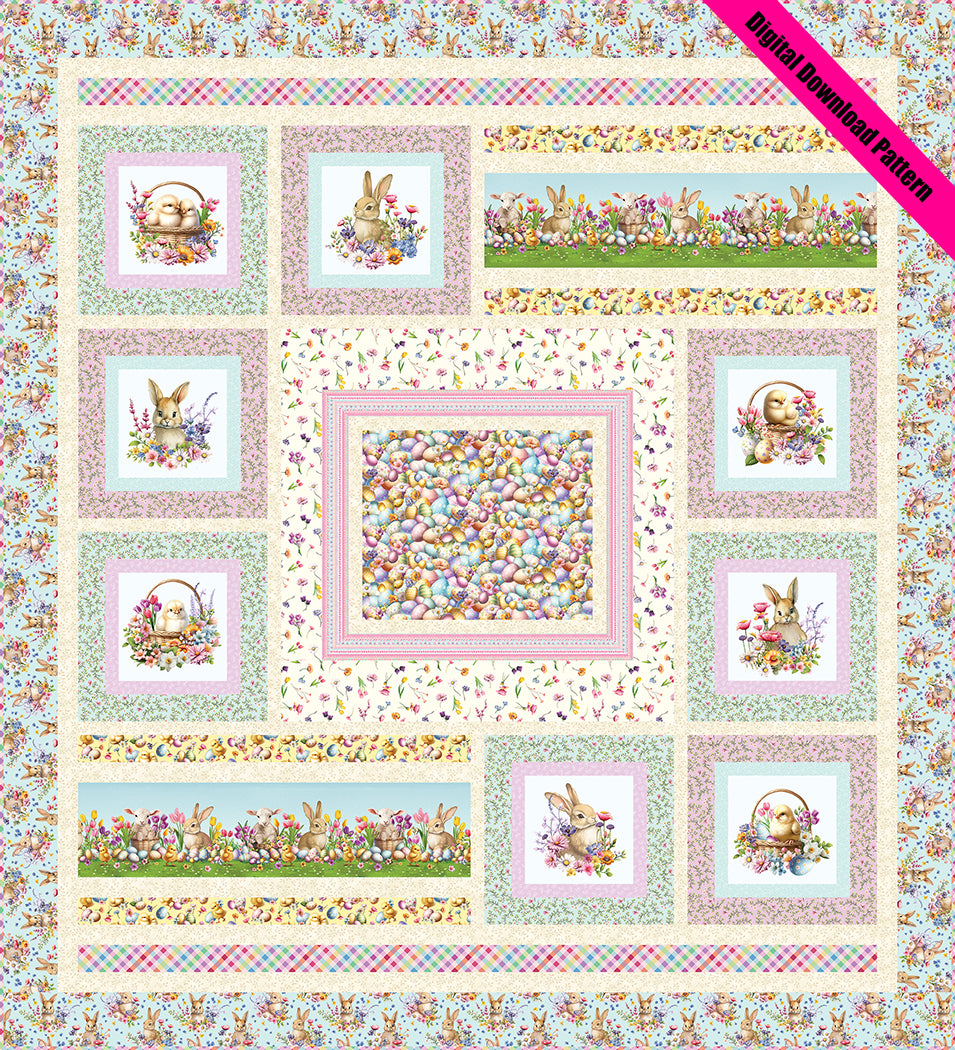 Bunny Meadow Quilt Pattern