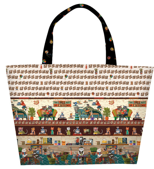 Cafe Kitty Tote Bag Pattern