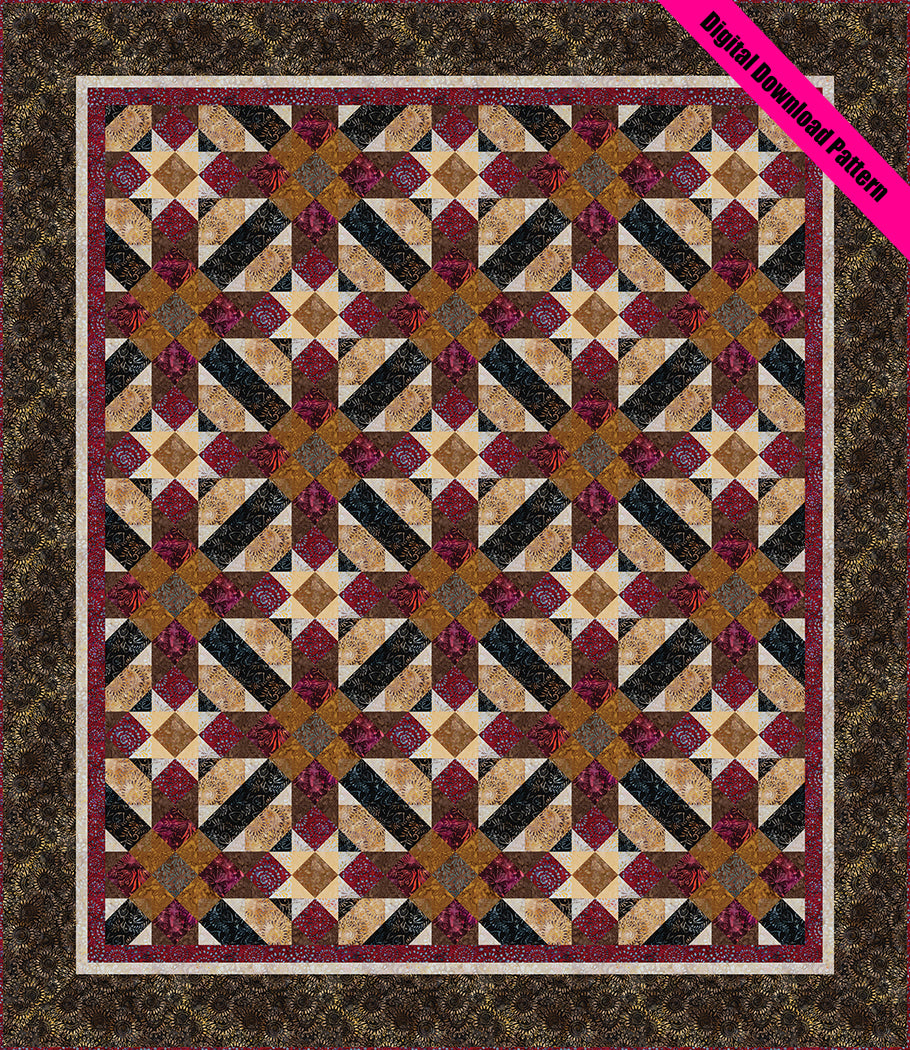 Chocolate Covered Cherries Quilt Pattern