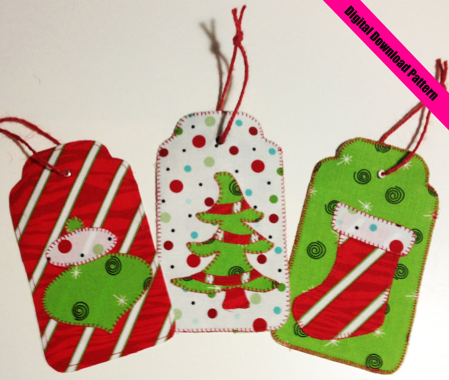 Christmas Gift Tags - Digital Download Pattern