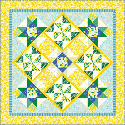 Citrus Stars Quilt Pattern