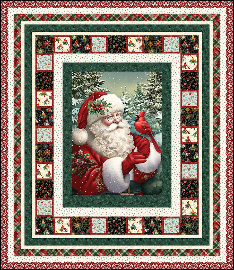 Classic Santa Quilt Pattern