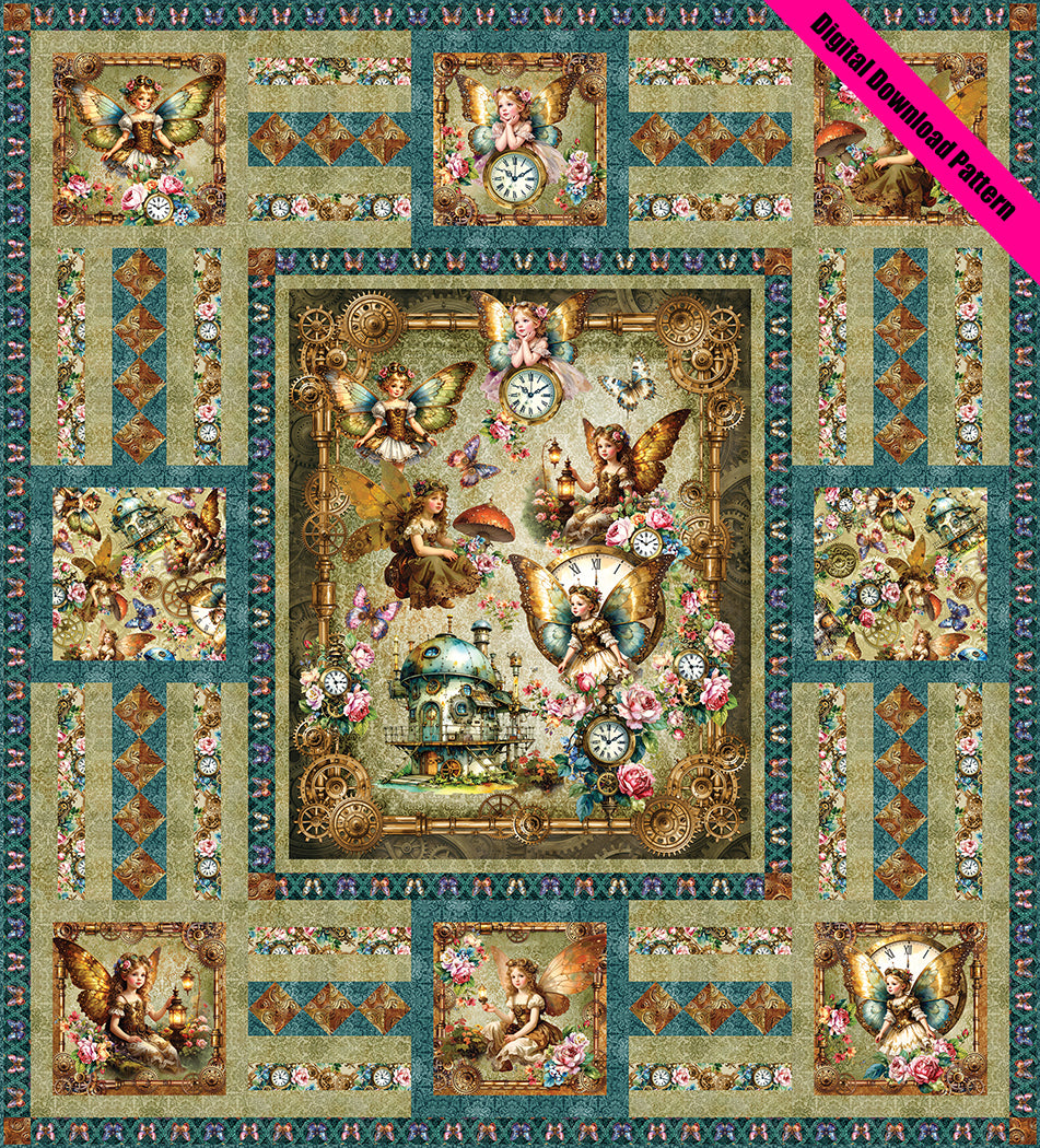 Clockwork Fairies Quilt Pattern