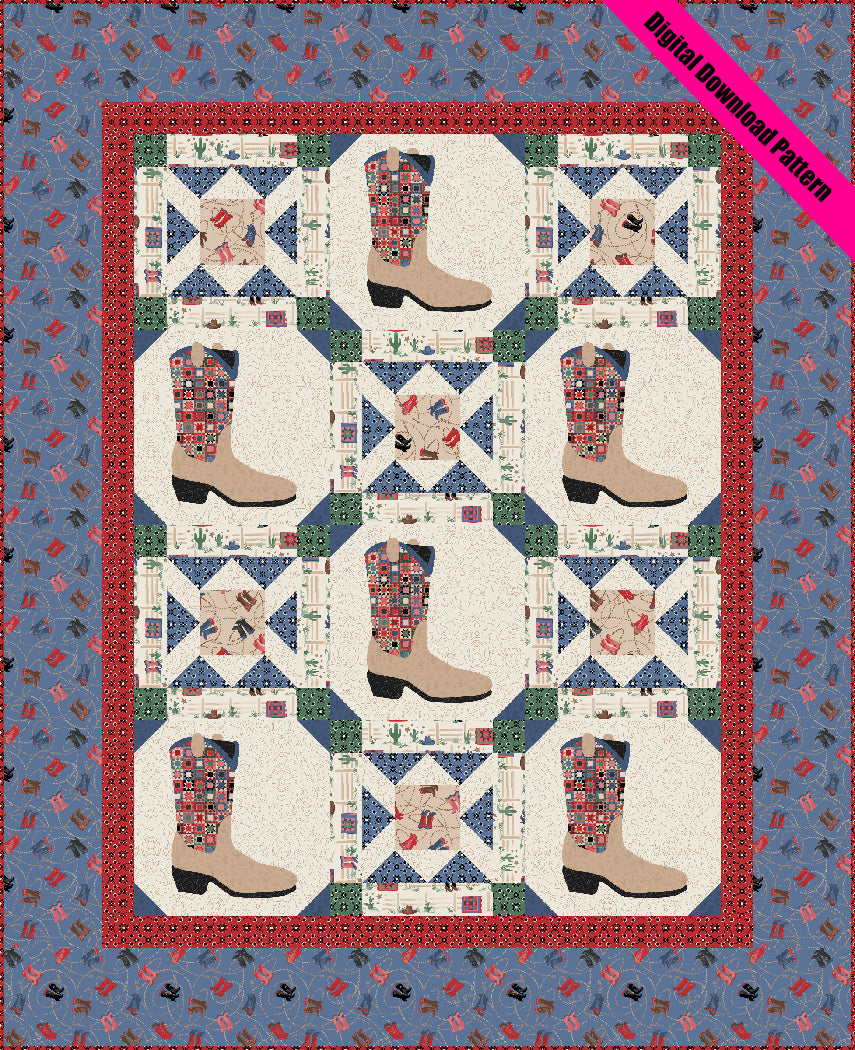Cowgirls Rule Quilt Pattern