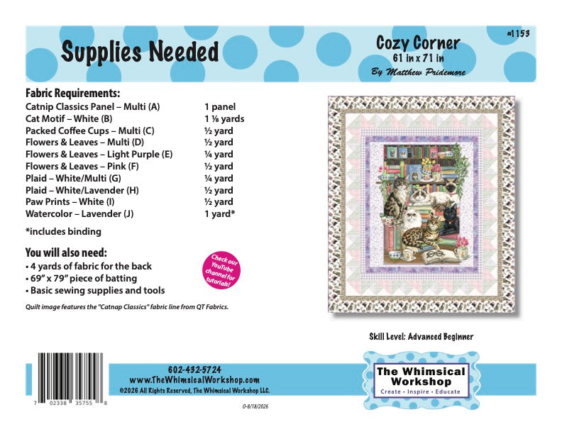 Cozy Corner Quilt Pattern