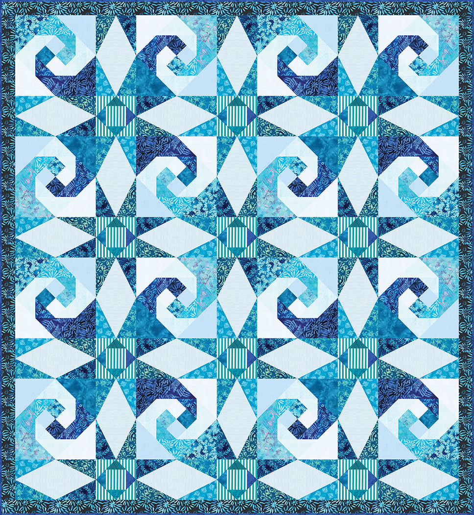 Cresting Waves Quilt Pattern