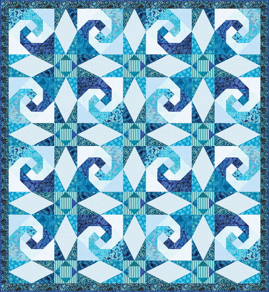 Cresting Waves Quilt Pattern