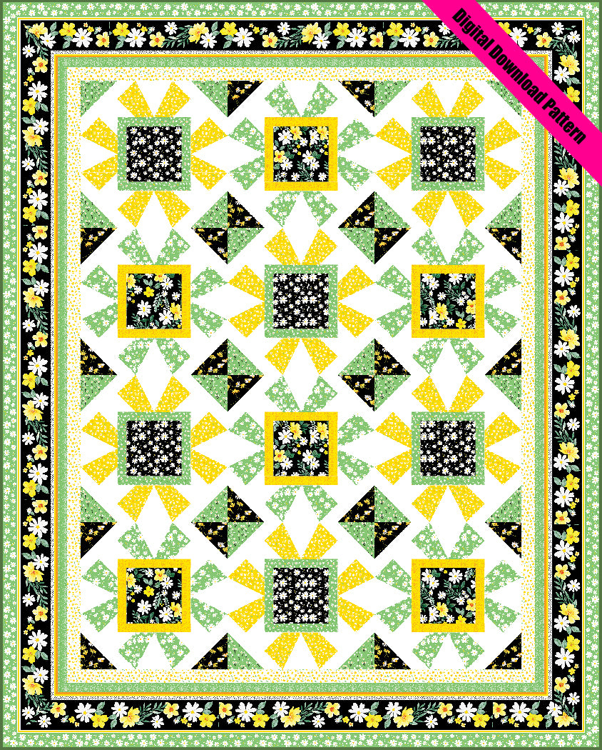 Daisy Patch Pattern The Whimsical Workshop LLC