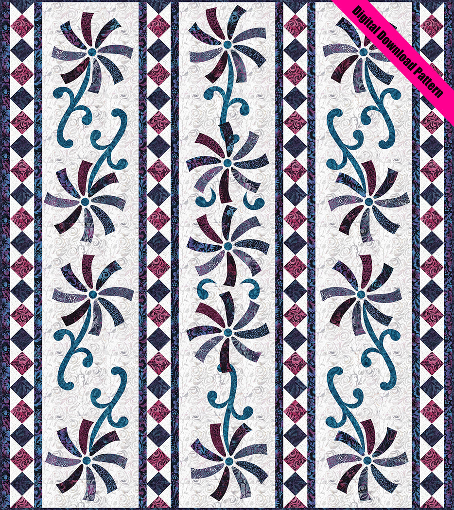 Dandelions at Dusk Quilt Pattern