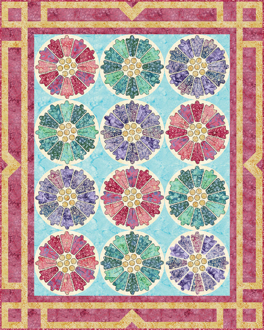 Deco Blooms Quilt Pattern