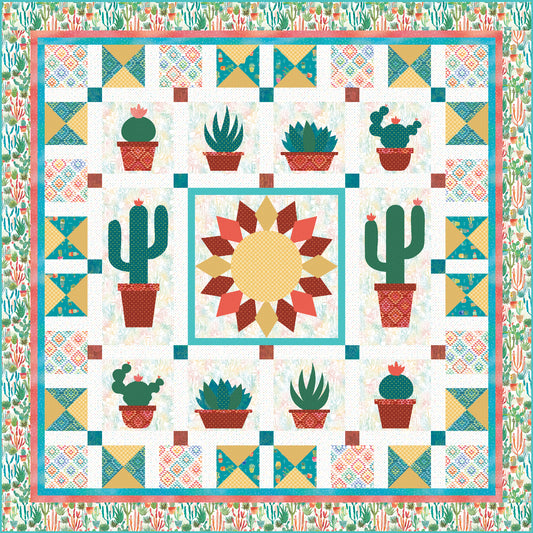 Desert Blooms Quilt Pattern