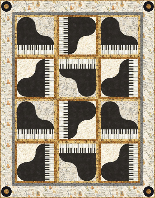 Dueling Pianos Quilt Pattern