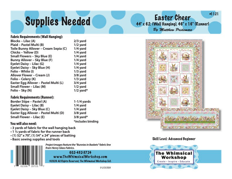 Easter Cheer Quilt Pattern