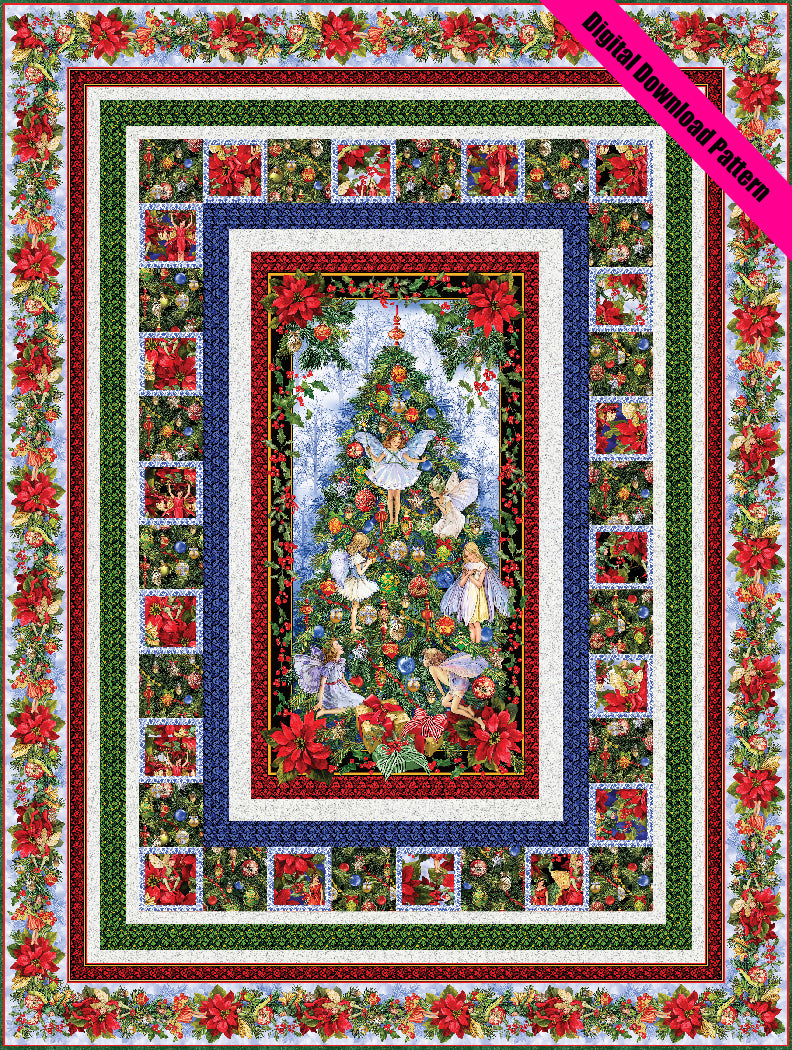 Fairy Glade in Snow Quilt Pattern
