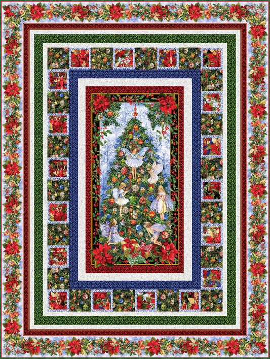 Fairy Glade in Snow Quilt Pattern