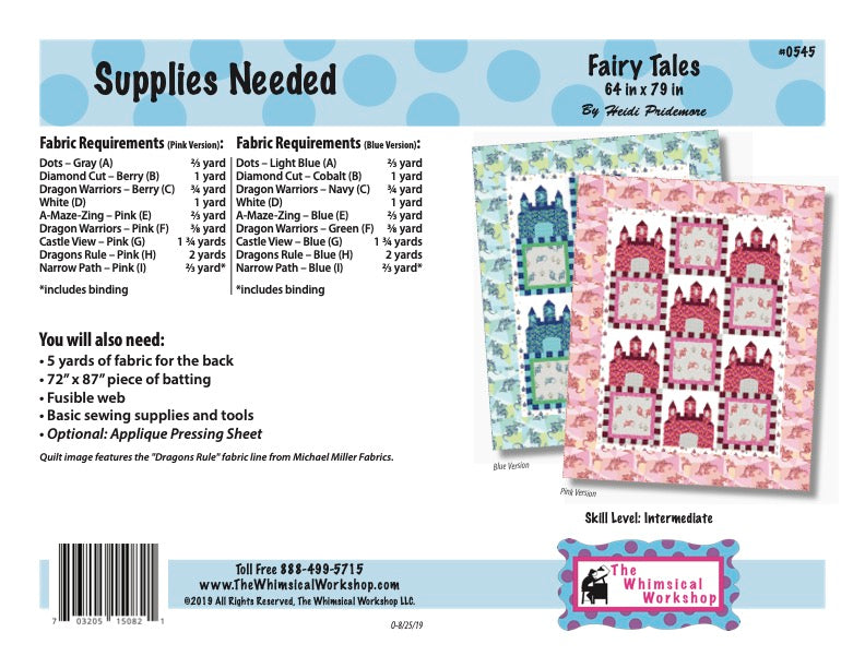 Fairy Tales Quilt Pattern