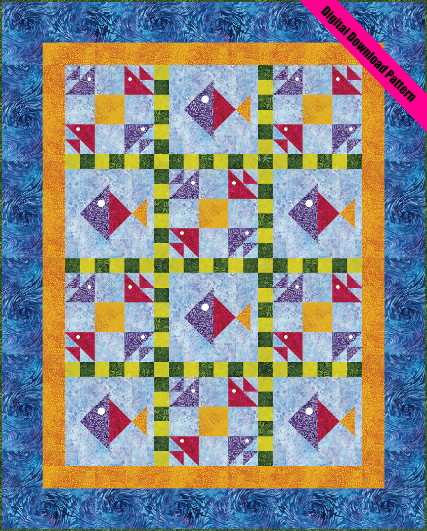 Fishy Recess Quilt Pattern