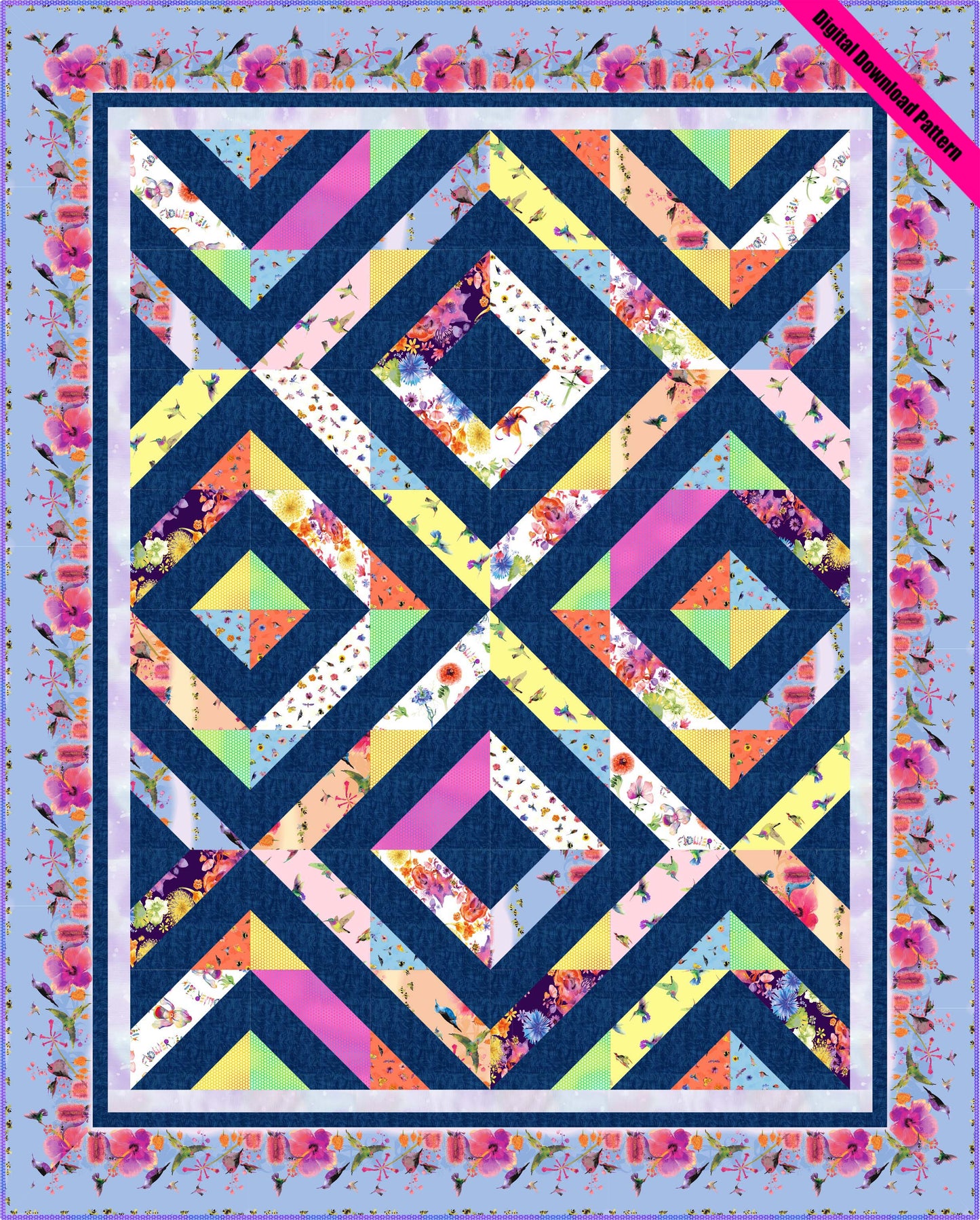 Full Bloom Quilt Pattern