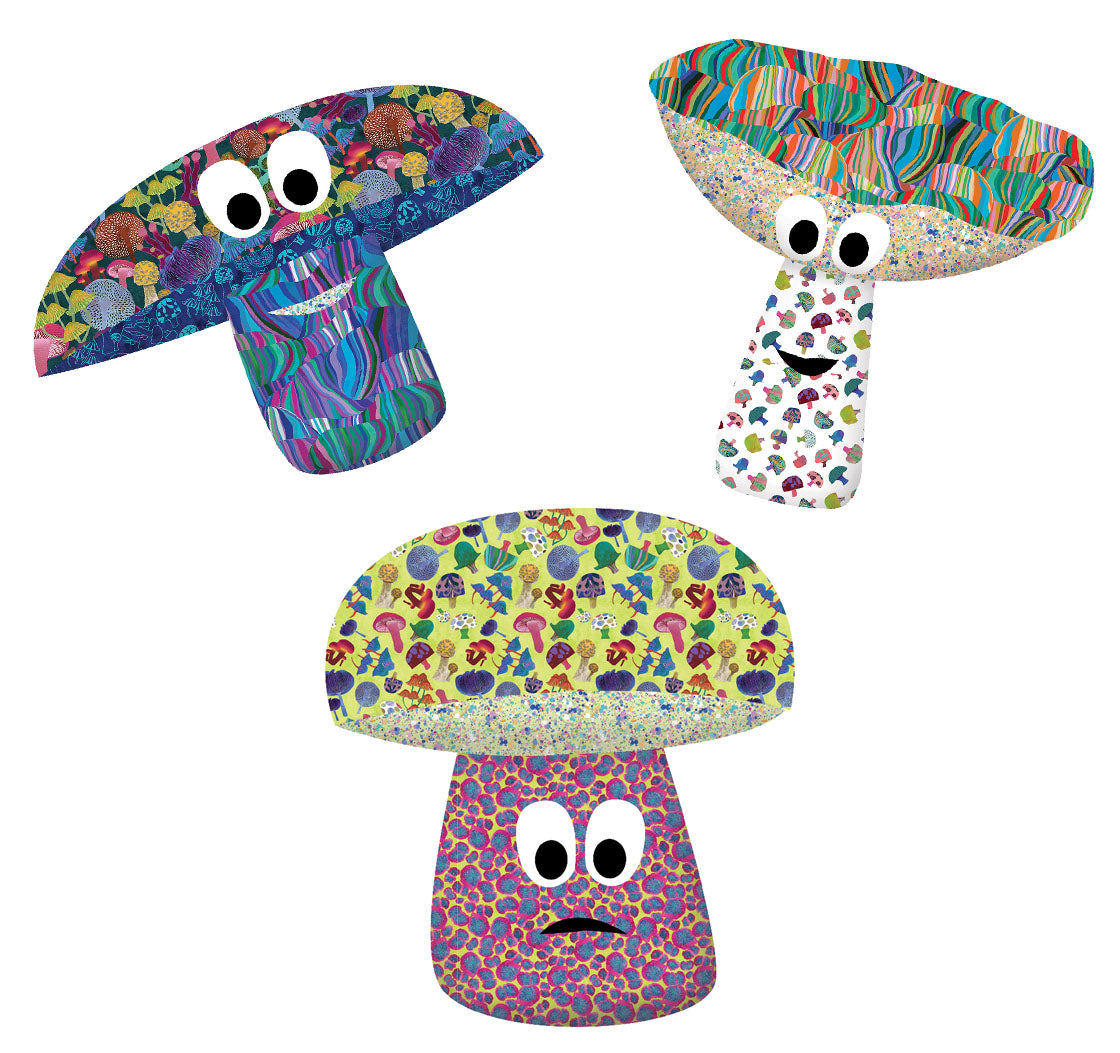 Fungi Friends II Pillow Pattern