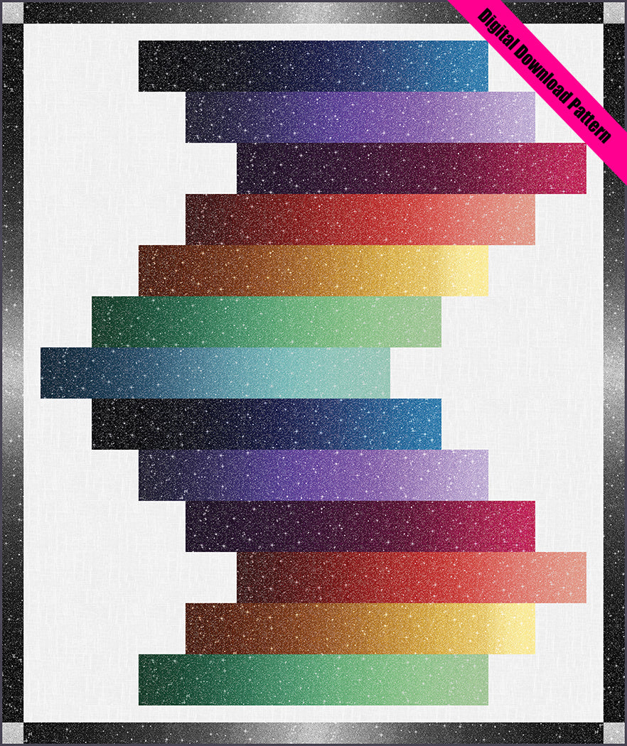 Galactic Bars Quilt Pattern