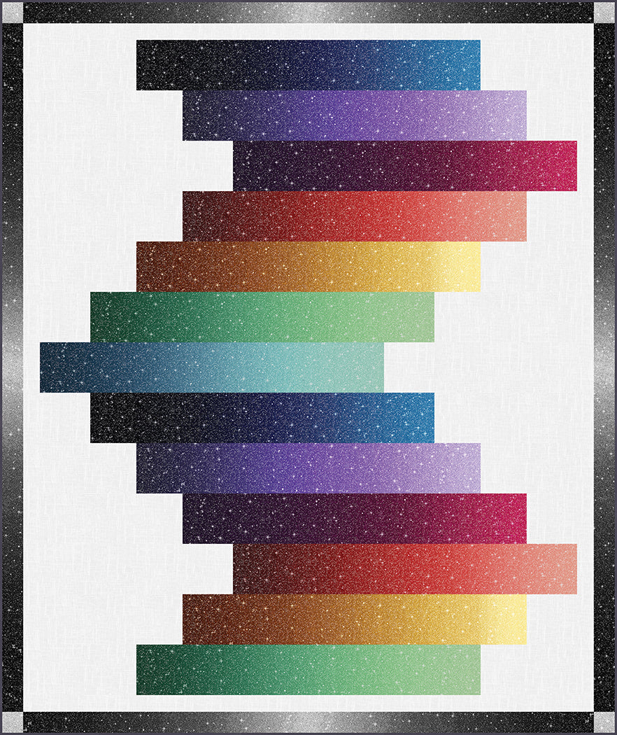 Galactic Bars Quilt Pattern