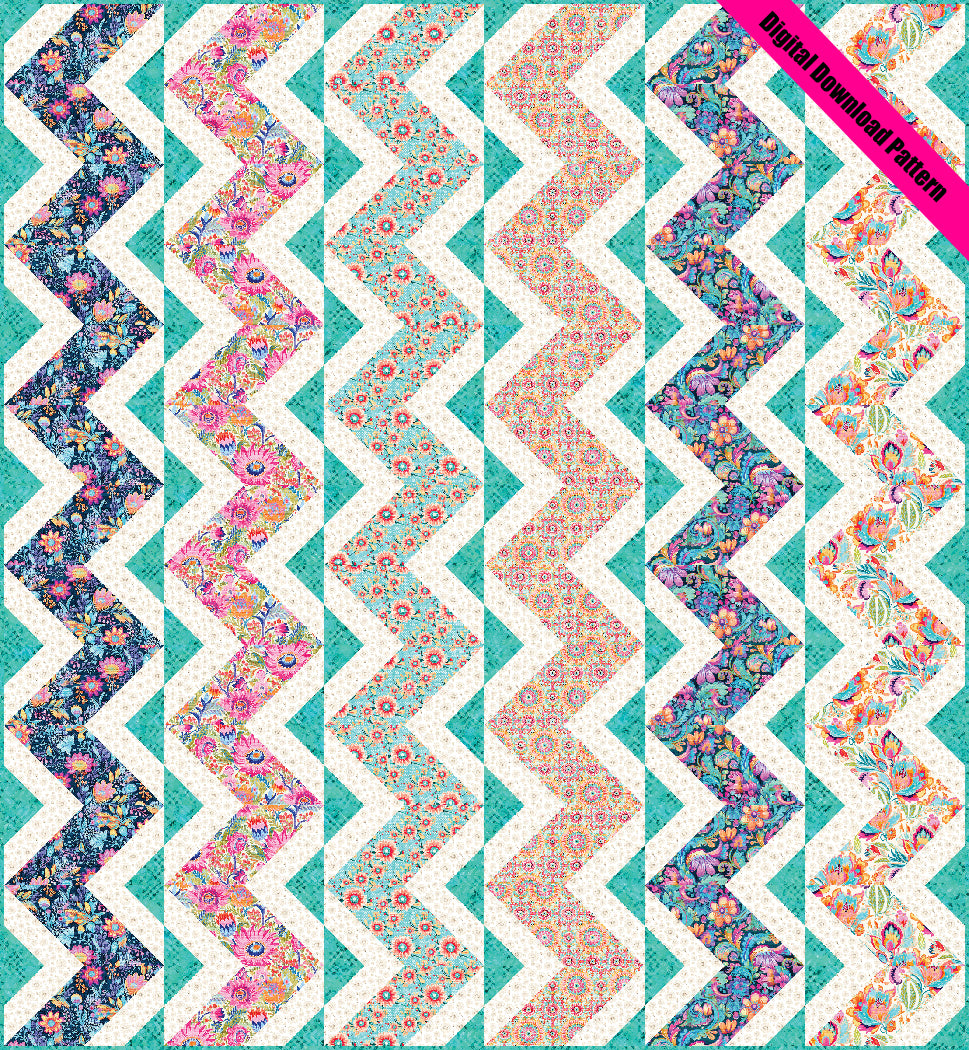 Garden Lattice Quilt Pattern