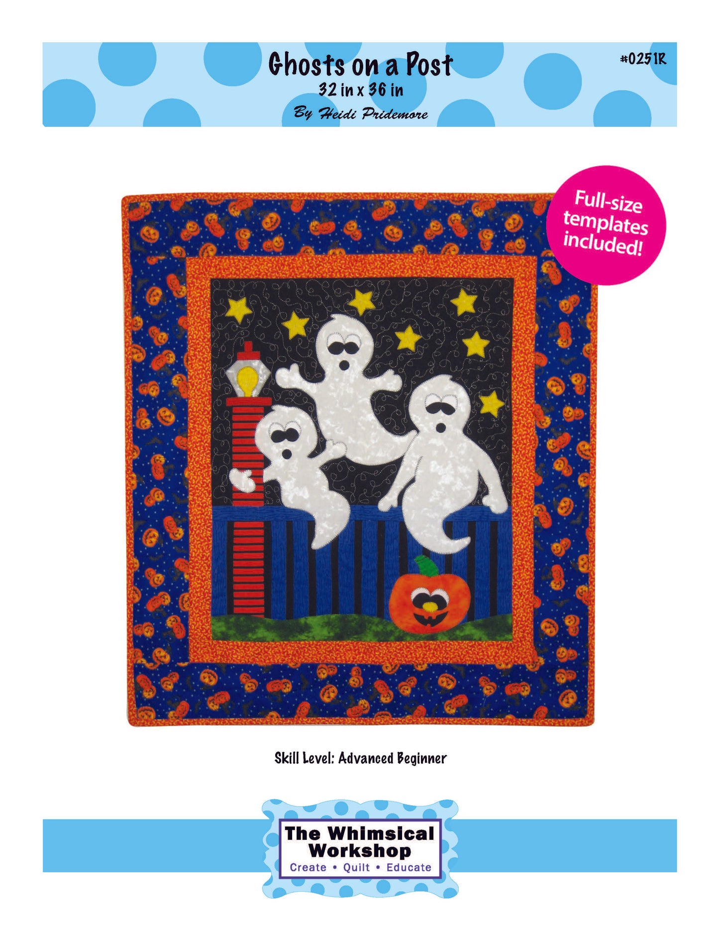 Ghosts on a Post - Pattern