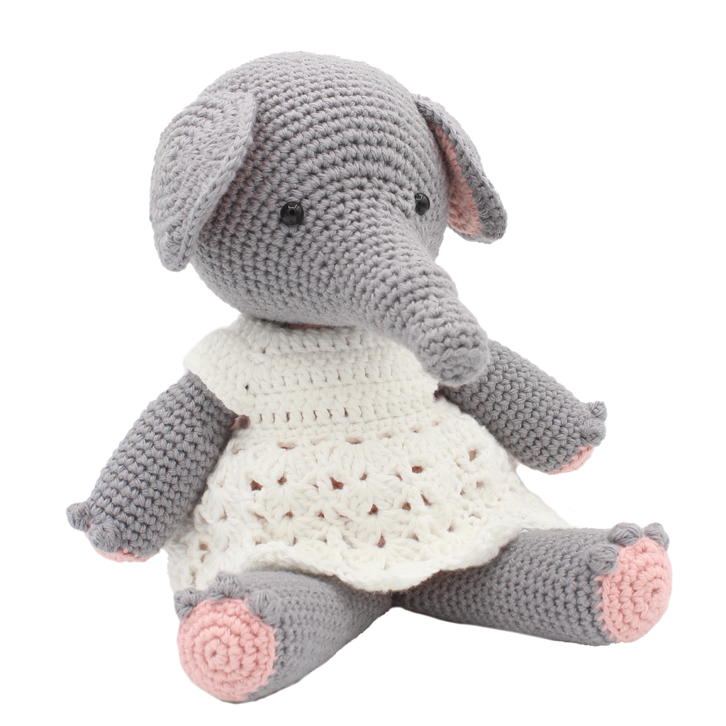 DIY Crochet Kit - Olga Elephant