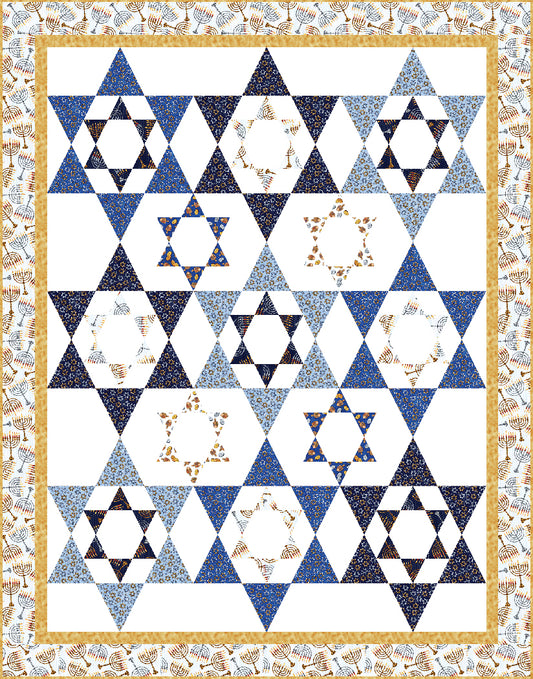 Happy Hanukkah Quilt Pattern