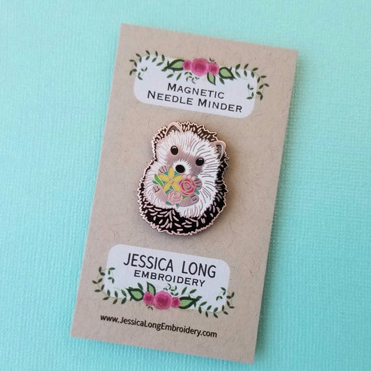 Sweet Hedgehog Enamel Needle Minder