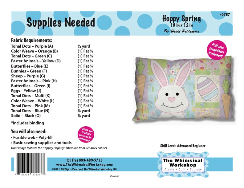 Hoppy Spring Quilt Pattern