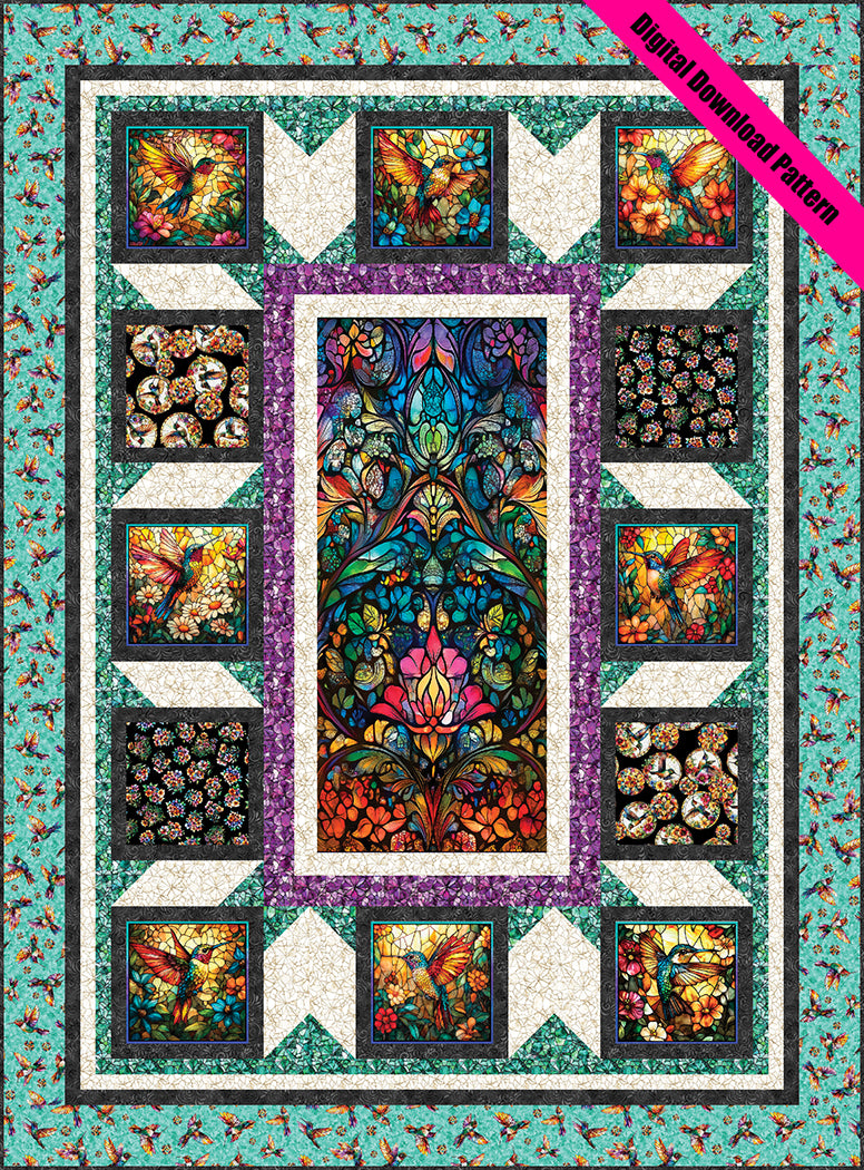 Hummingbird Lane Quilt Pattern by Matthew Pridemore | Flight of