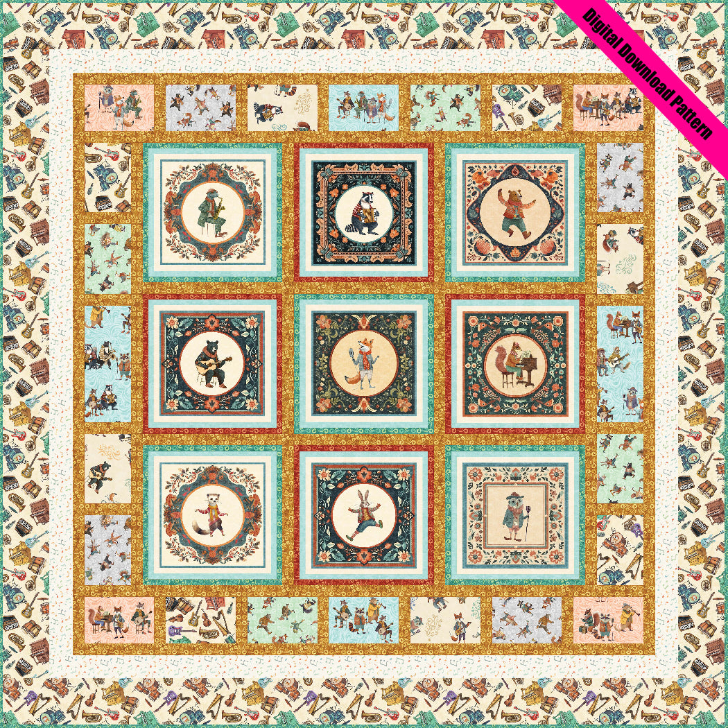 Jug Band Land Quilt Pattern