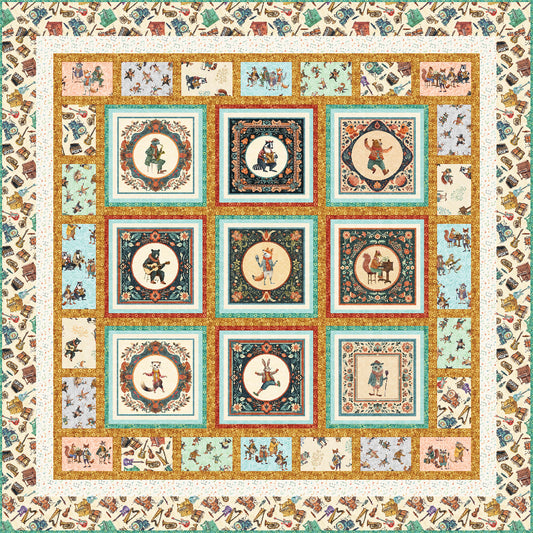 Jug Band Land Quilt Pattern