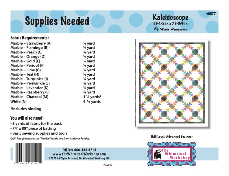 Kaleidoscope Quilt Pattern