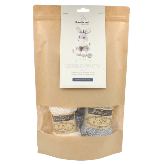 Lente Donkey - Knitting Kit