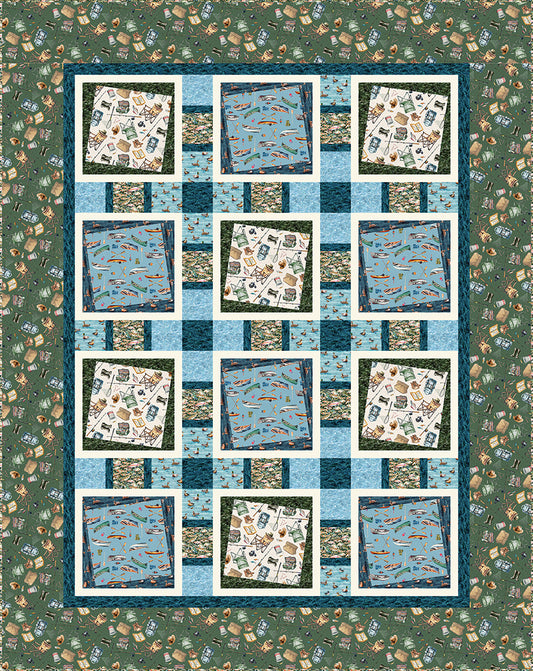 Let's Go Fishing Quilt Pattern