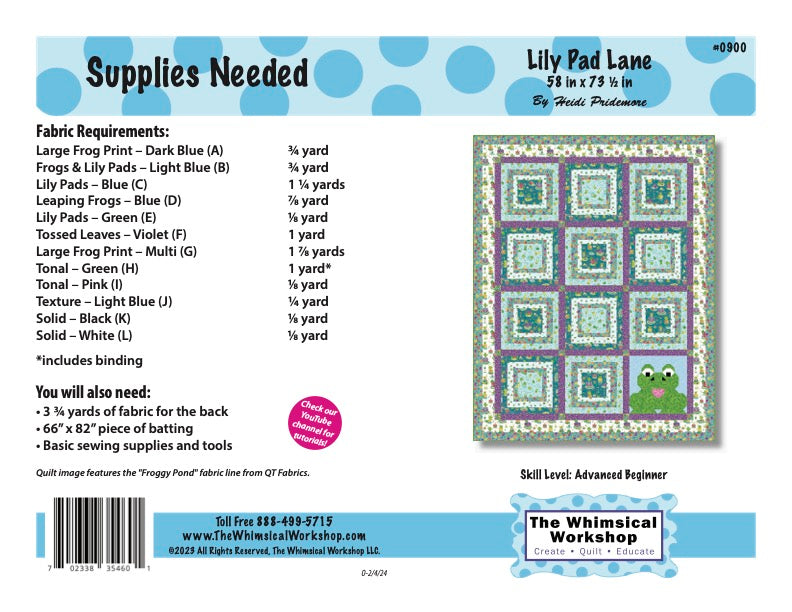 Lily Pad Lane Quilt Pattern